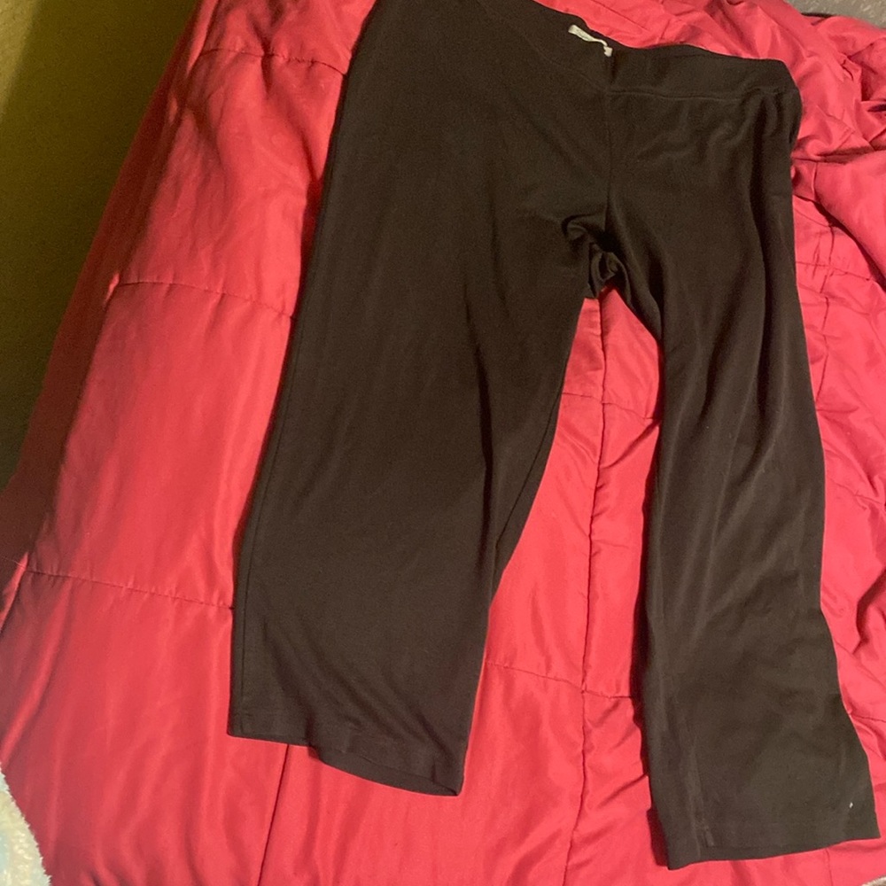 Brown Stretch Cotton Slacks